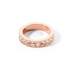 Coeur de lion кольцо crystal-rose gold 18 мм la_0131_40-1822_56