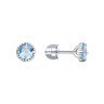 Серьги из серебра с топазами (Арт.92022387)