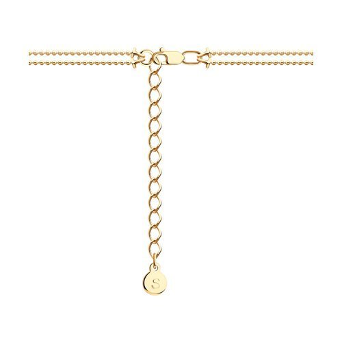 Колье из золочёного серебра с эмалью (Арт.93070045)