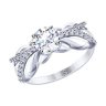 Кольцо из серебра с фианитами (Арт.94-110-01220-1)