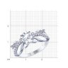 Кольцо из серебра с фианитами (Арт.94-110-01220-1)