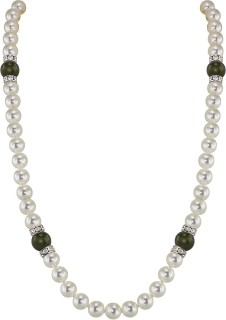 Ожерелье с жемчугом и кубическим цирконием «Romantic 1S» Rivoli (арт.102L-SR5-1-34)