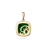 Кулон с малахитом «Magic Monogram» из золота 585 Magic Stones (арт.10-1-163-8800-010)
