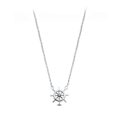 Колье Серебряные крылья (Арт.25wb-113_kubcirkonii_50)