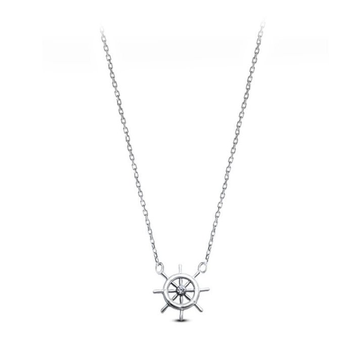 Колье Серебряные крылья (Арт.25wb-113_kubcirkonii_50)