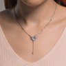 Колье из серебра с фианитами (Арт.94071007)