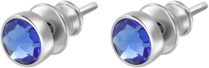 Серьги из серебра с куб. цирконием (Арт.bds-5-ss20-34-s)