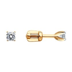 Серьги из золота с фианитами (Арт.0200157)