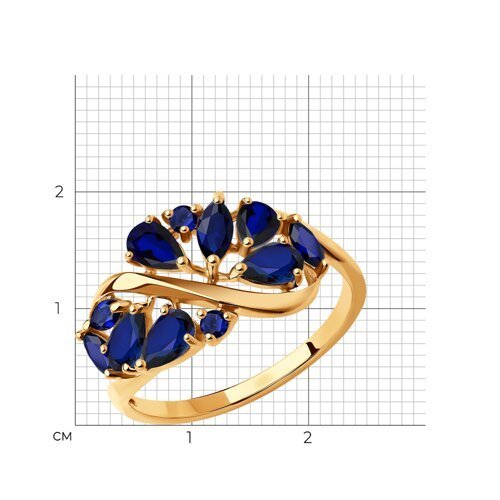 Кольцо золотое пробы 585 (Арт.714843)