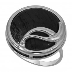 Серебряное кольцо с сердоликом и нефритом Невский 13450Р