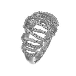 Кольцо из серебра с фианитом (Арт.mp-r02676-x-w-x-x-w)