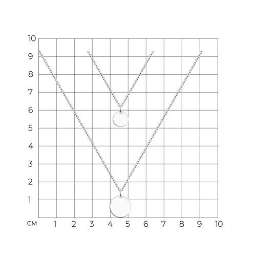 Колье из серебра (Арт.94070422)