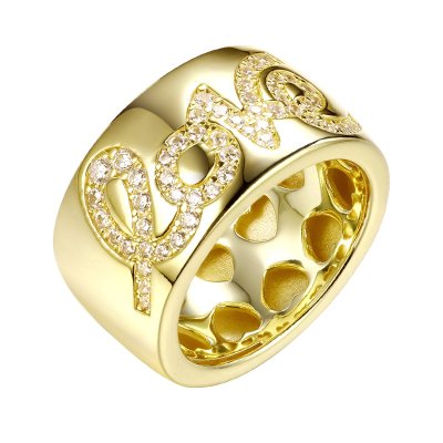 Кольцо из серебра с фианитом (Арт.sl-r02988-x-l-x-x-w)