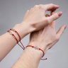 Браслет из серебра.символ «узел счастья» (Арт.95-150-01679-1)