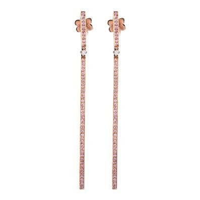 Серьги из золота с бриллиантом и сапфиром (Арт.ge30457-sc-bd-lnbt-wd_sr_ps_pink)