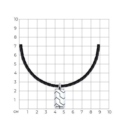 Колье из серебра (Арт.95070023)