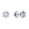 Серьги из белого золота с бриллиантами (Арт.9020051-47)