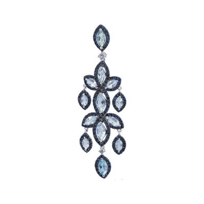 Кулон из белого золота с сапфиром и топазом (Арт.mp51751-bs-skbt_sa_bt_wg)