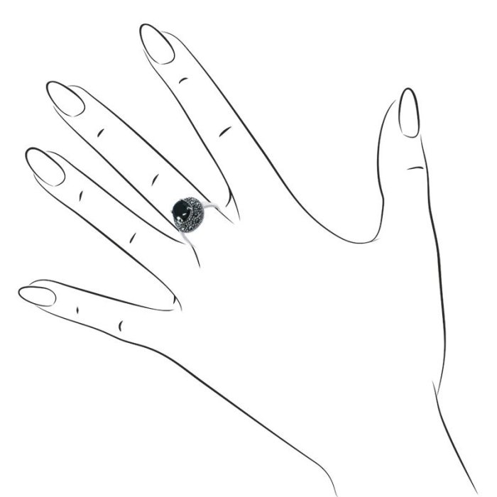 Кольцо Серебряные крылья (Арт.210006-39-257_kubcirkonii_markazit)