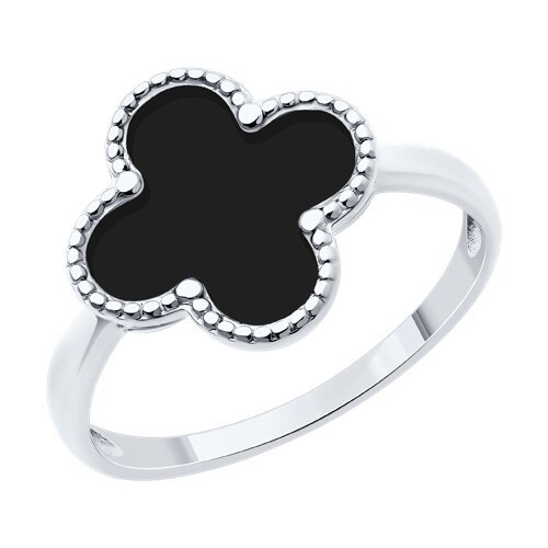 Кольцо из серебра с эмалью (Арт.94014060)