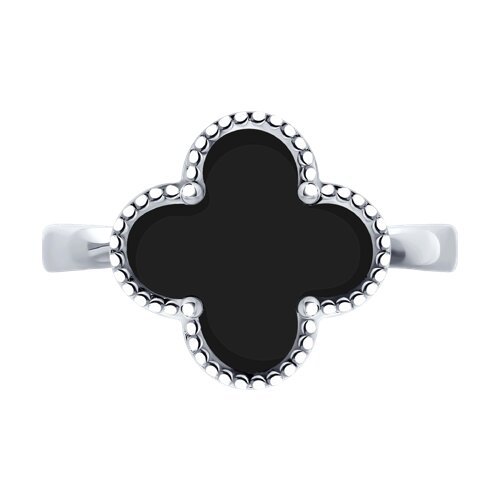 Кольцо из серебра с эмалью (Арт.94014060)