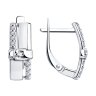 Серьги из серебра с фианитами (Арт.94-120-00801-1)