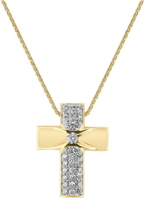 Кулон из золота с бриллиантом (Арт.3255cl1)