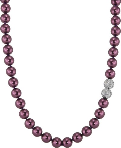 Ожерелье серебро, жемчуг и куб. цирконий «Pearl Kiss» Rivoli (арт.5L-SK-18)