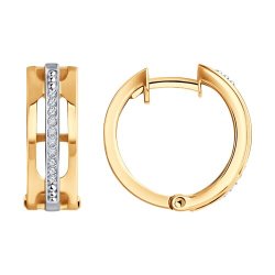 Серьги из золота с бриллиантами (Арт.51-220-01890-1)