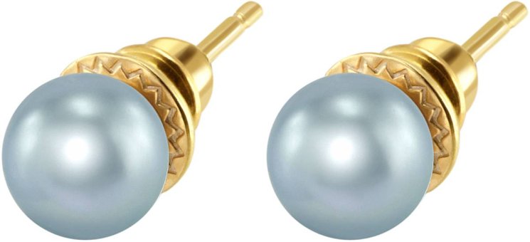Серьги из серебра с жемчугом (Арт.aas-13-8-27-g)