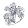 Кольцо из серебра с фианитами (Арт.94010675)
