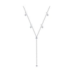 Колье из серебра с фианитами (Арт.94071013)