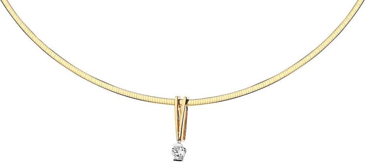 Ожерелье из золота с бриллиантом (Арт.dx550xb2)