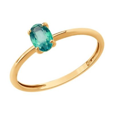 Кольцо SOKOLOV «Небесный топаз» из золота 585 (арт. 717238)