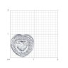 Подвеска из белого золота с бриллиантами выращенными (Арт.9030006-5)