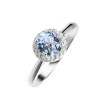 Кольцо с топазом и фианитами «Весенний Бриз» Fresh Jewelry (арт.CZ-R00923-X-W-SBT-X-W)