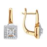Серьги из золота с бриллиантами (Арт.1022131)