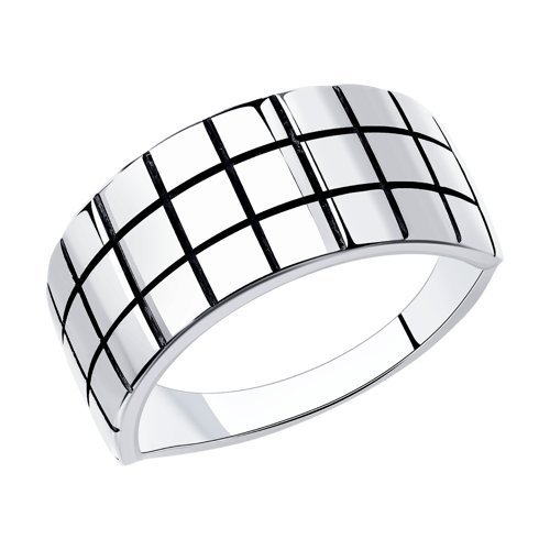Кольцо из чернёного серебра (Арт.95010141)