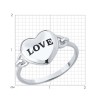 Кольцо из серебра с эмалью «LOVE Heart» Соколов (арт.94014434)