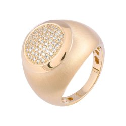 Кольцо из золота с бриллиантом (Арт.sev_188_ko_yg)