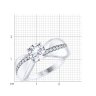 Кольцо из серебра с фианитами (Арт.94-110-01222-1)