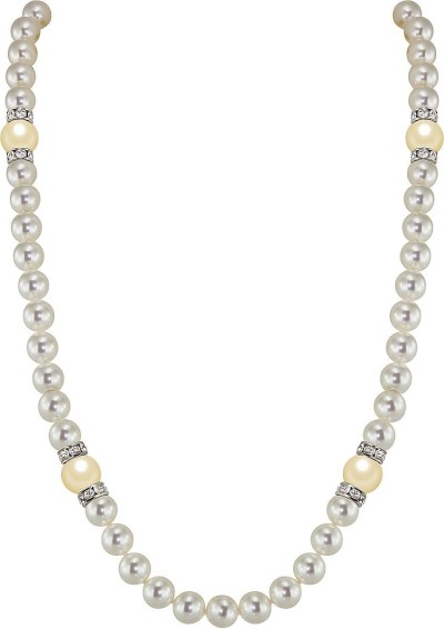 Ожерелье серебряное с жемчугом и куб. цирконием «Romantic Grace» Rivoli (арт.102L-SR5-1-6)