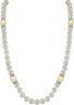 Ожерелье серебряное с жемчугом и куб. цирконием «Romantic Grace» Rivoli (арт.102L-SR5-1-6)