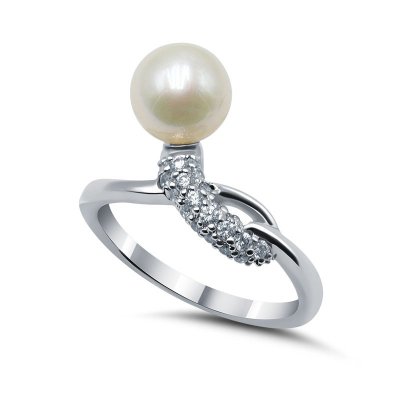 Кольцо Серебряные крылья (Арт.21ar0970za-148_zhemchugkult_kubcirkonii)