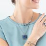 Колье blue-silver la_5076_10-0717