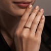 Кольцо из белого золота с выращенным бриллиантом и рубином «Сияние чувств» Соколов (арт.52-210-02485-1)
