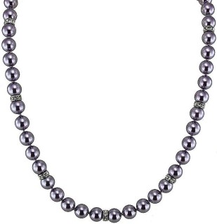 Ожерелье серебро с жемчугом и куб. цирконием «Romantic 16S» Rivoli (арт.70L-SR5-16)