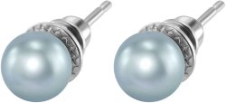 Серьги из серебра с жемчугом (Арт.aas-13-8-27-s)