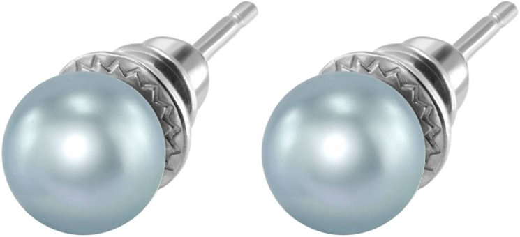 Серьги из серебра с жемчугом (Арт.aas-13-8-27-s)