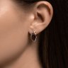 Серьги золотые пробы 585 с гранатом (Арт.51-320-02475-2)